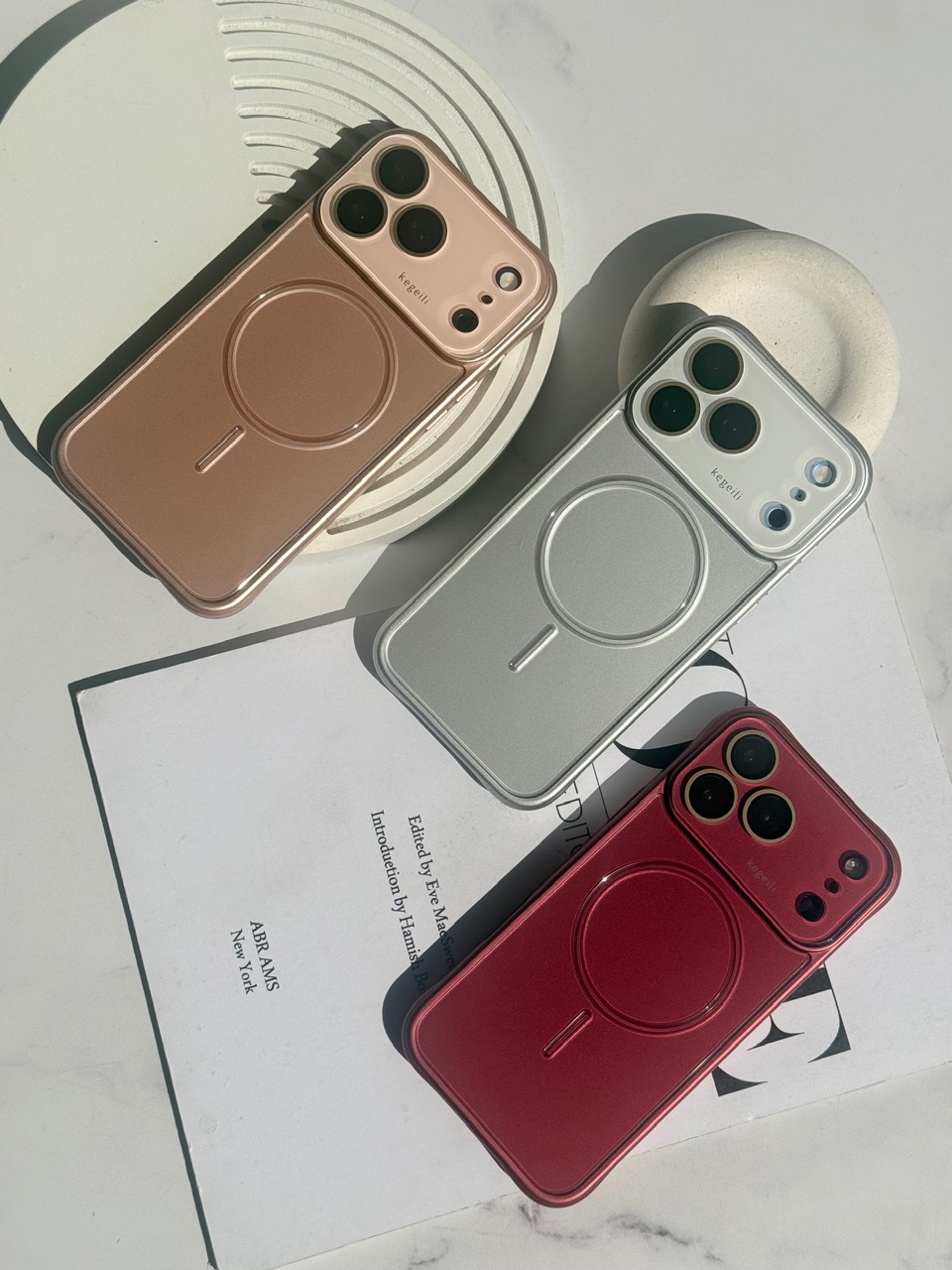قاب گوشی آیفون Ring Glass Case
