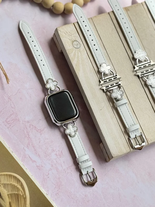 بند اپل واچ چرمی الحمرا Arpels