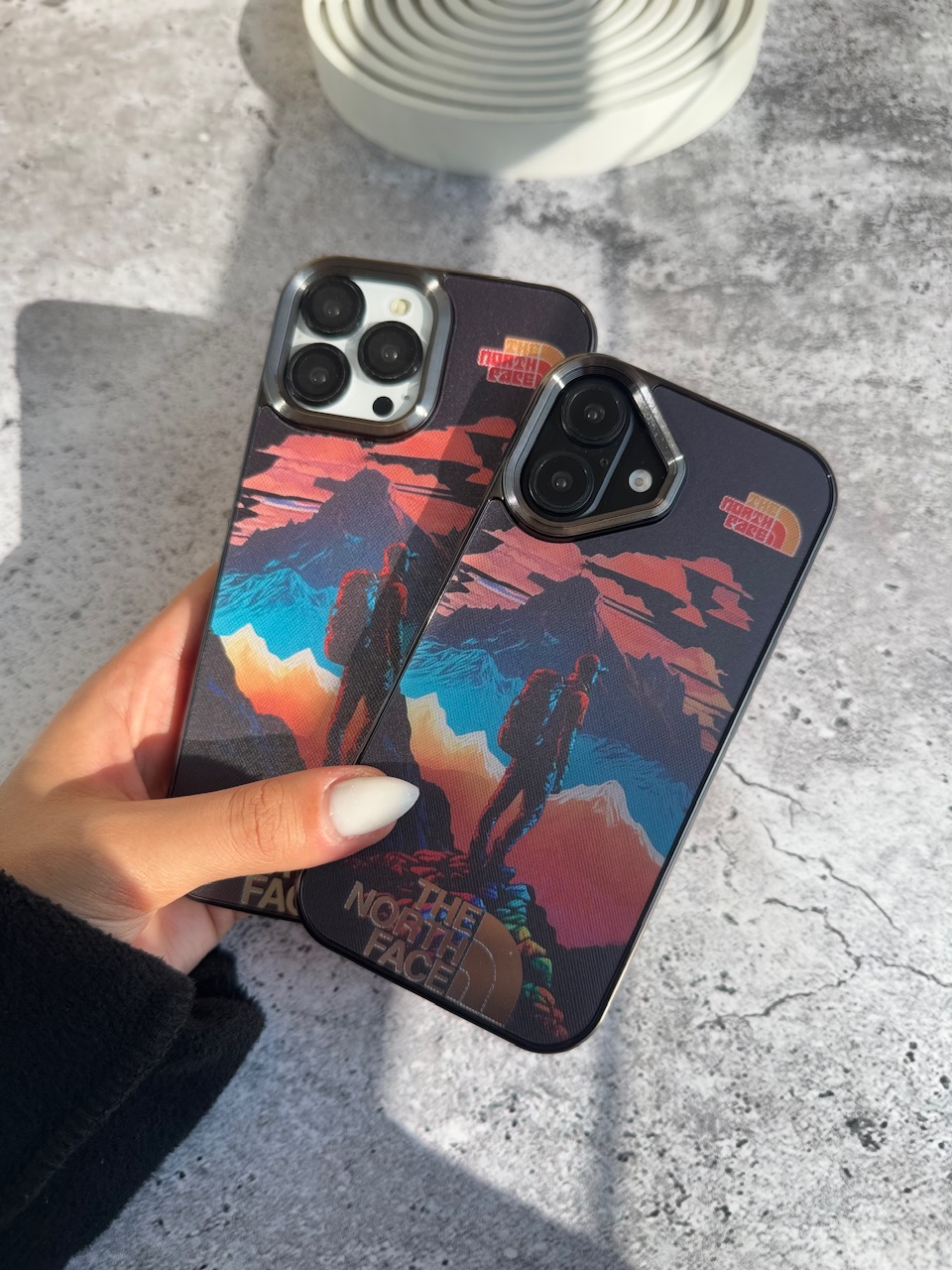 قاب گوشی آیفون Pixelate The North Face