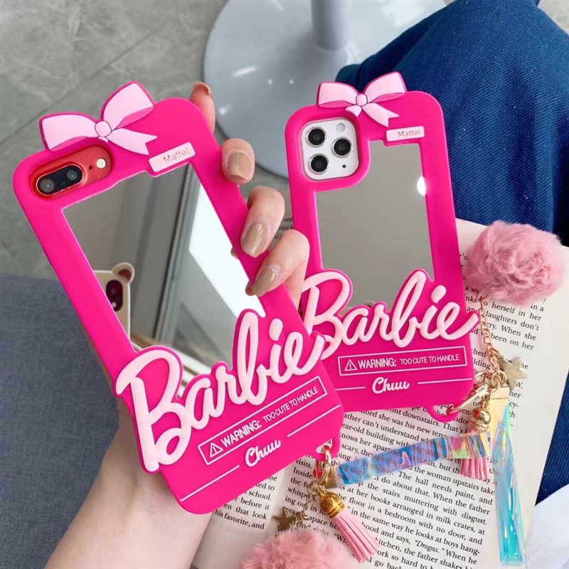 قاب گوشی آیفون آینه ای باربی Barbie
