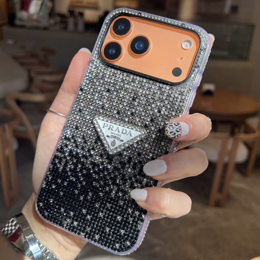 قاب گوشی آیفون Prada diamond پرادا دیاموند