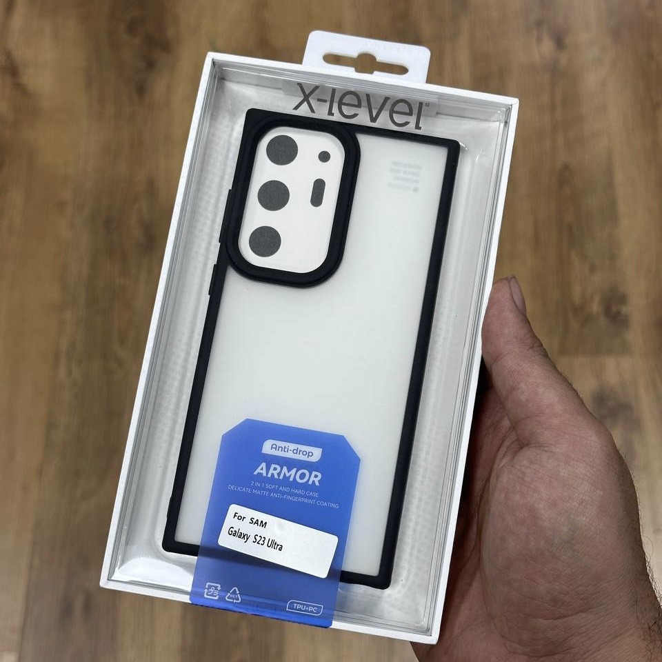 قاب گوشی سامسونگ X-Level Armor S23 ULTRA پشت مات ایکس لول