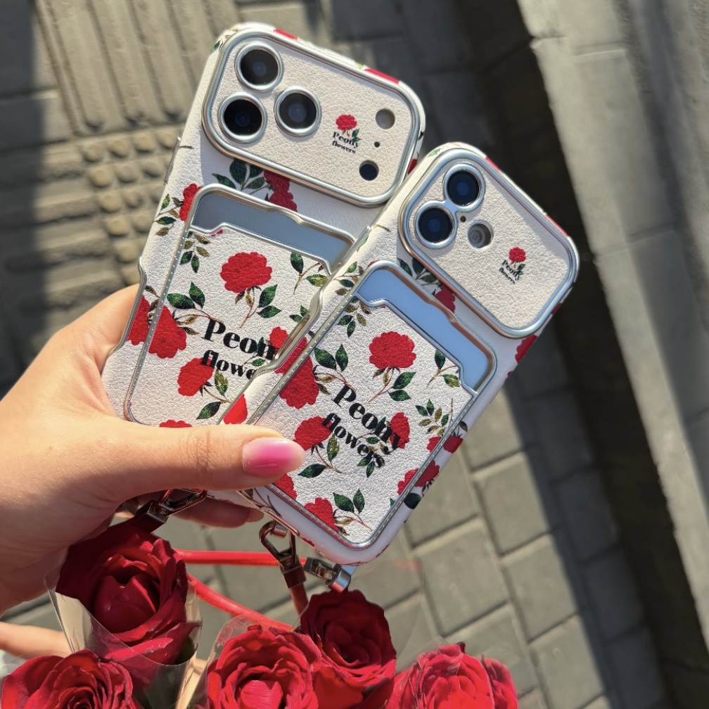 کاور گوشی آیفون Red rose flowers