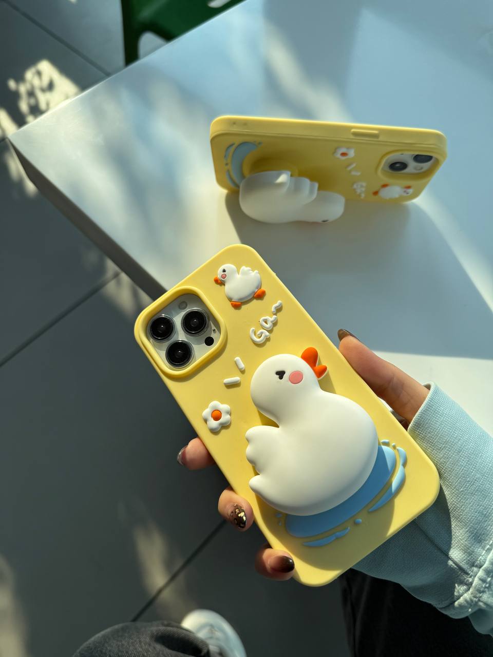 کاور گوشی آیفون duck پاپ سوکتی