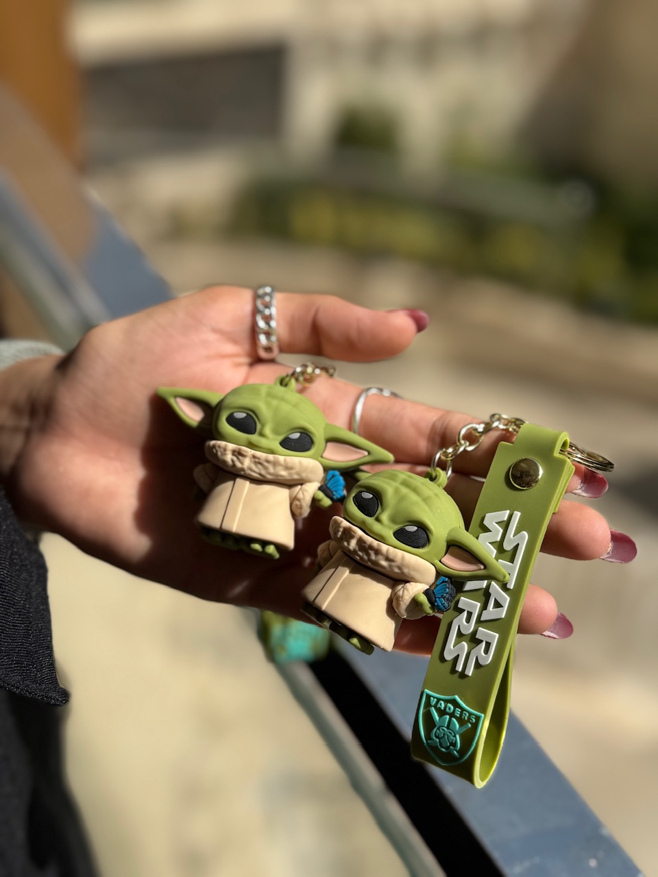 جاکلیدی سیلیکونی Baby Yoda