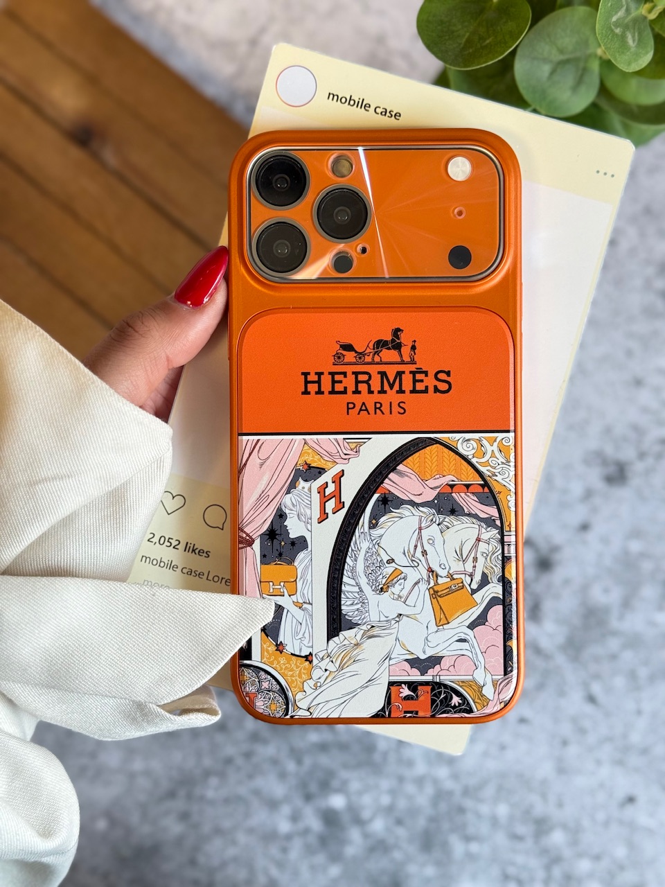 قاب گوشی آیفون HERMES LENS