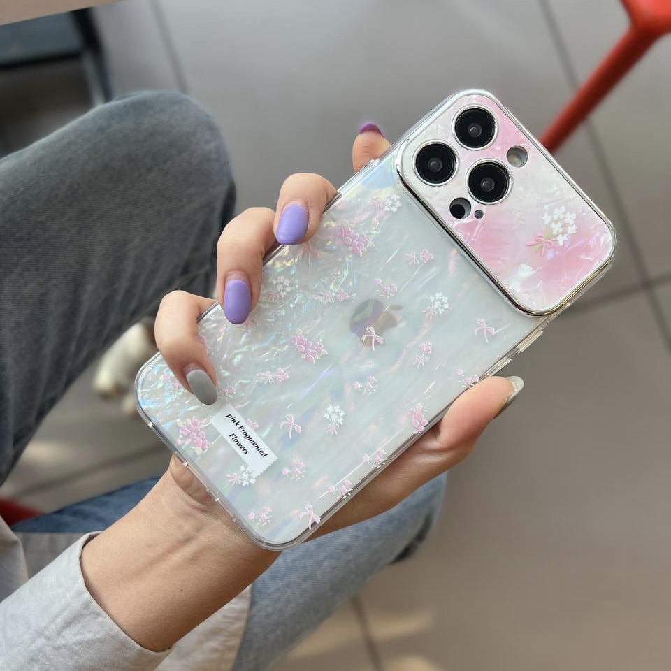 قاب موبایل آیفون Pink Flower