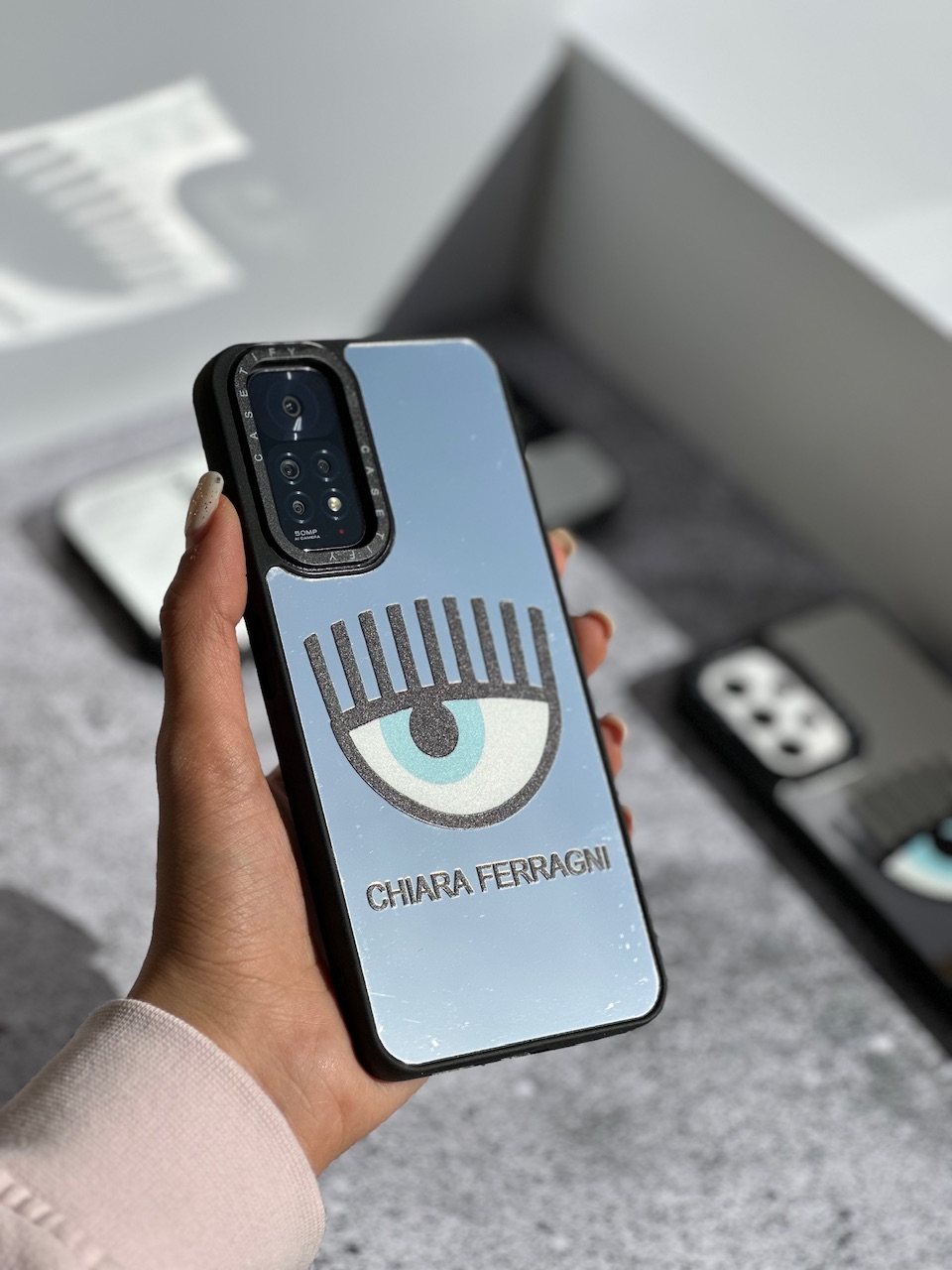 قاب گوشی سامسونگ Chiara Ferragni آینه ای