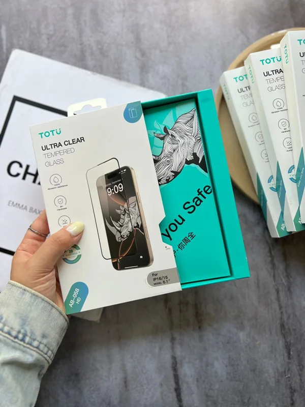 گلس صفحه گوشی آیفون CLEAR TOTU