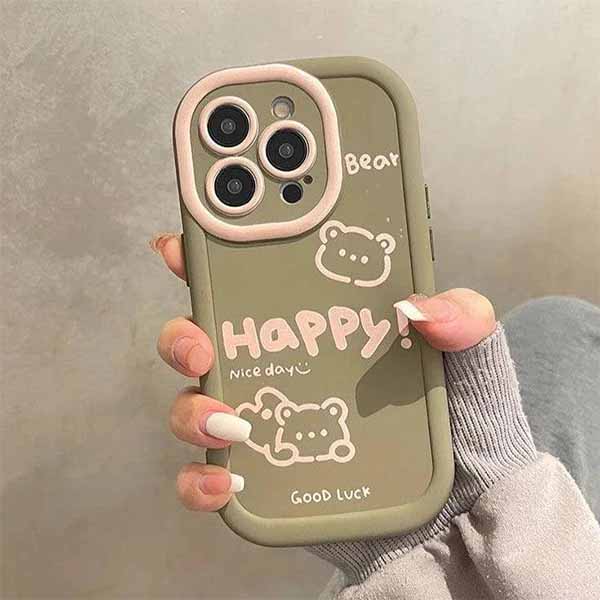 کاور گوشی آیفون HAPPY bear