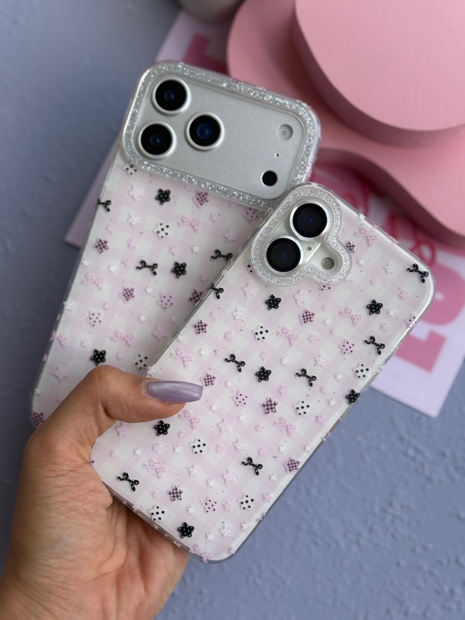 کاور آیفون Kawaii Pink Star