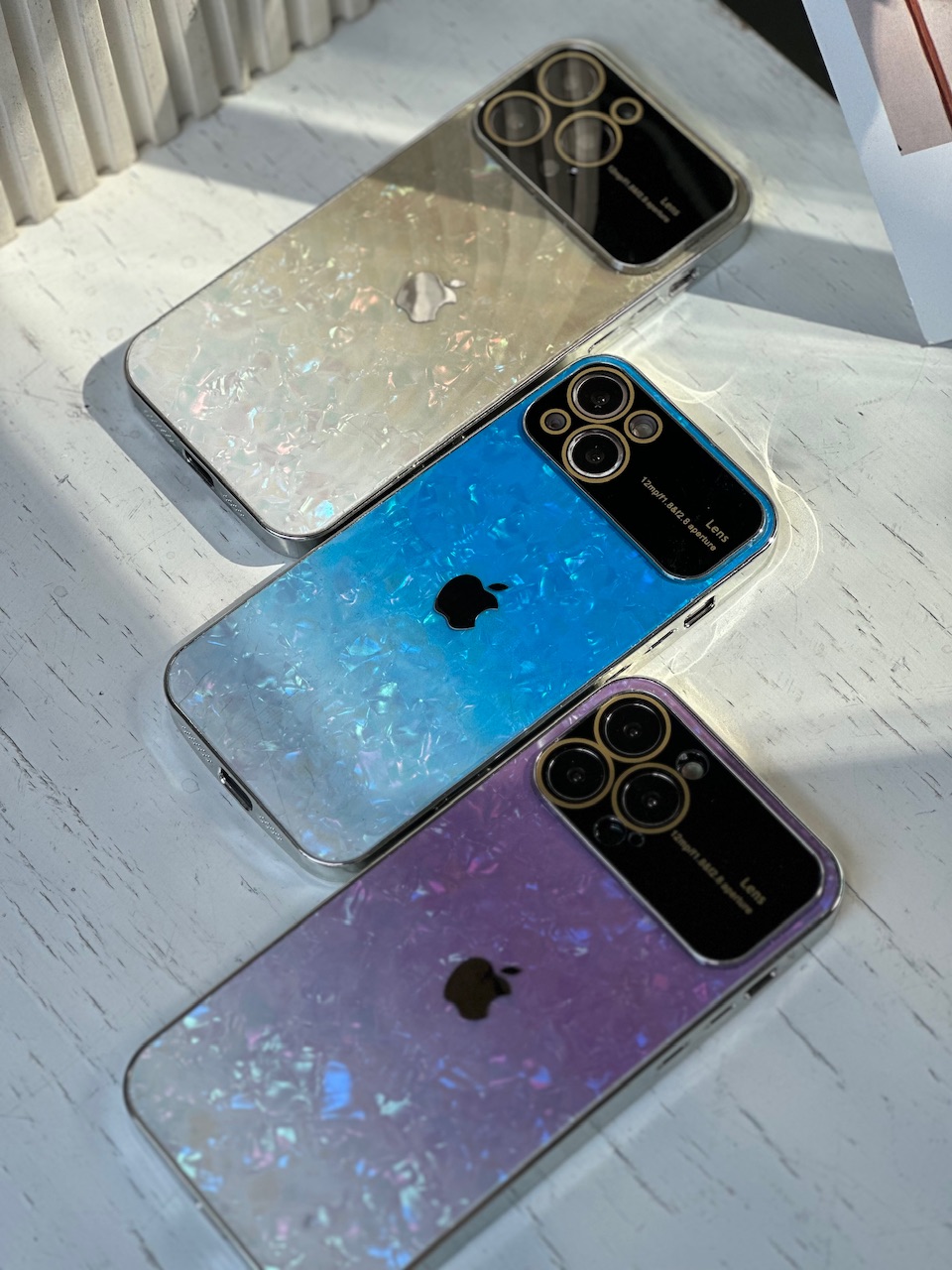 قاب گوشی LENS یخی آیفون
