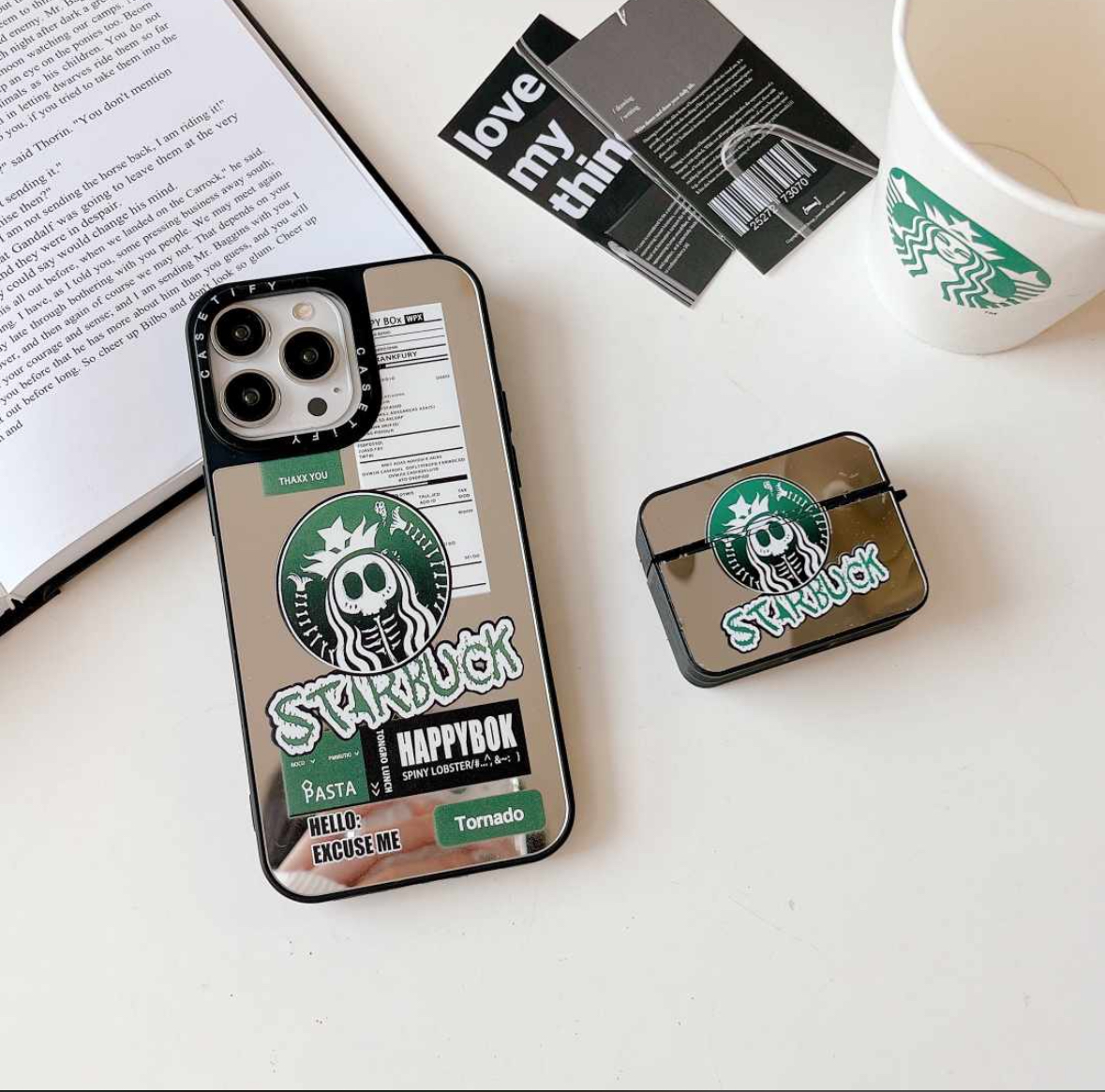 کاور ایرپاد آیینه ای ghost استارباکس
