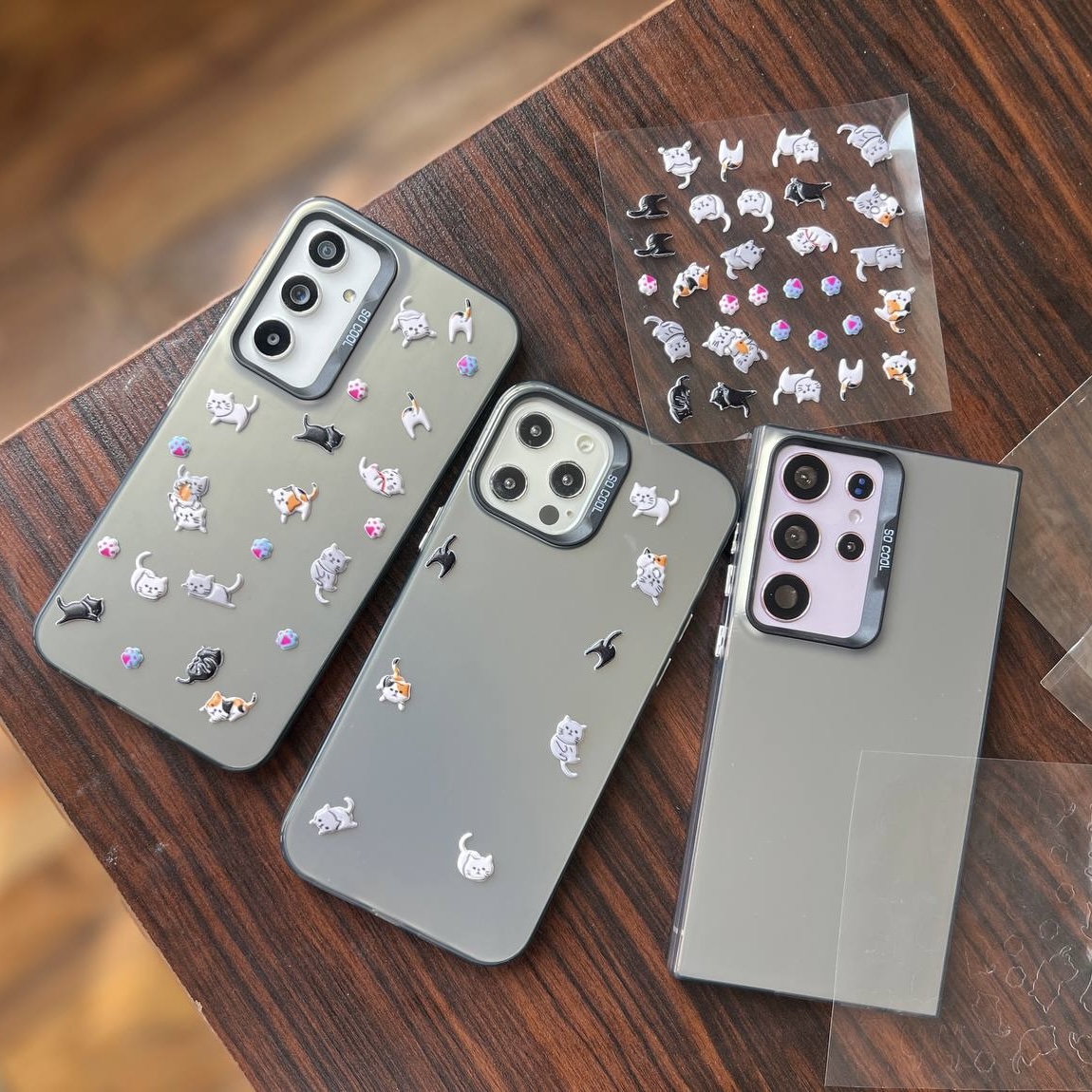قاب گوشی آیفون So Cool گربه استیکری
