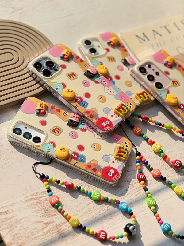 قاب گوشی سامسونگ M&M Land با آویز