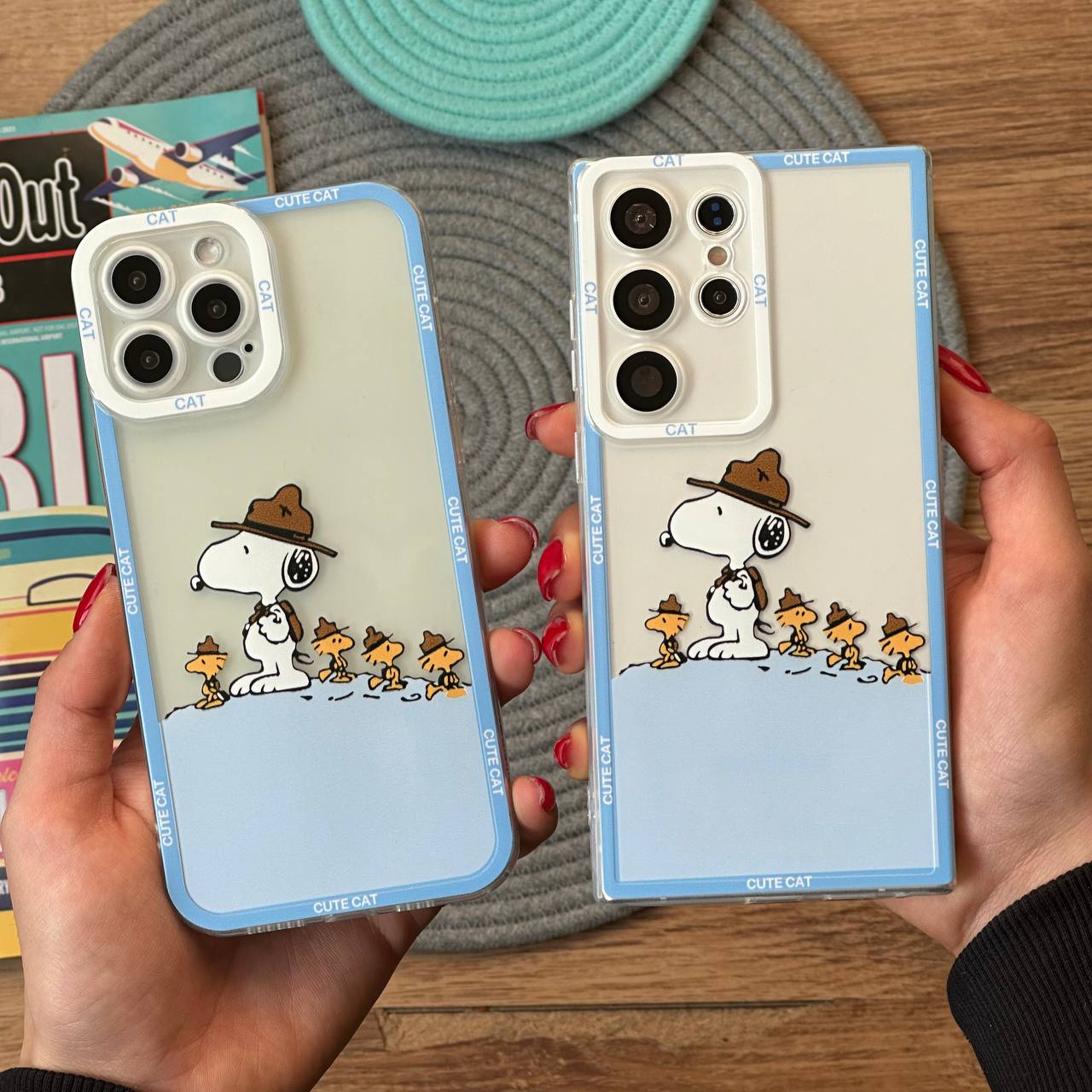 قاب گوشی سامسونگ Family Snoopy خانواده اسنوپی