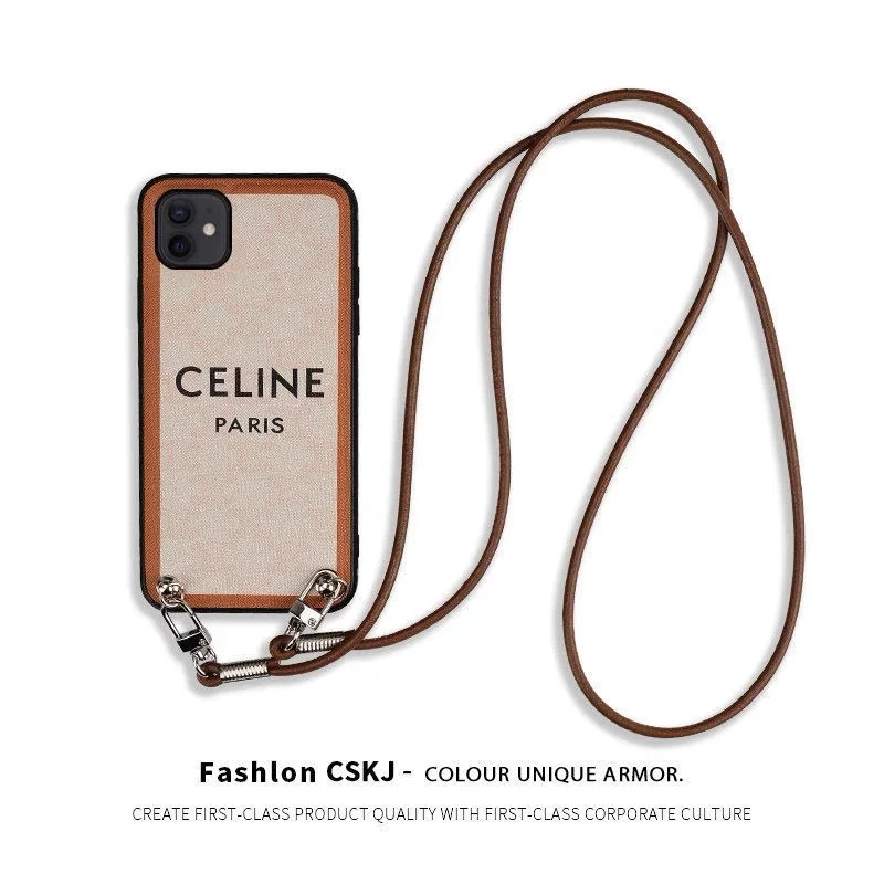 قاب گوشی celine بند چرمی آیفون