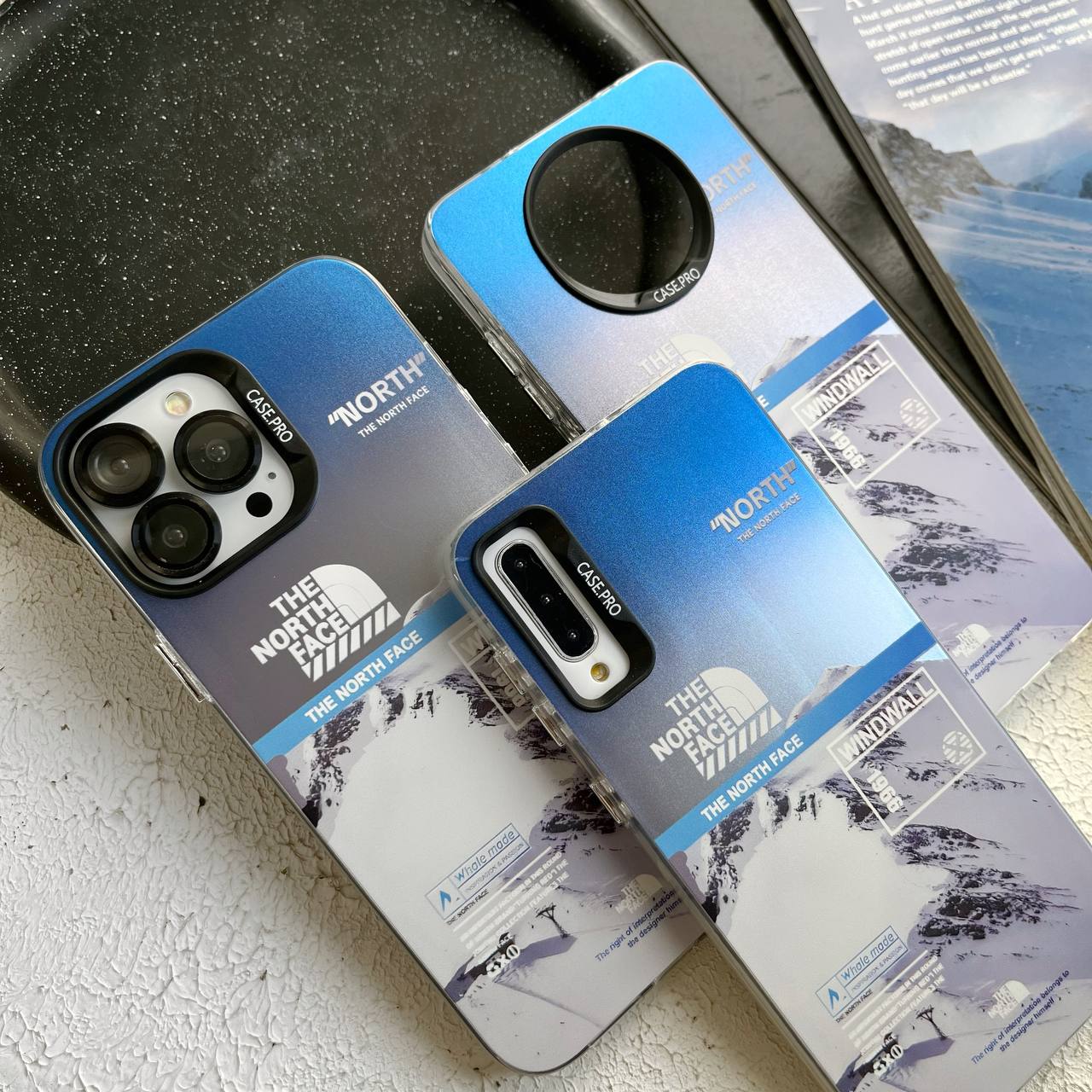 قاب گوشی سامسونگ North Face WindWall هولوگرامی