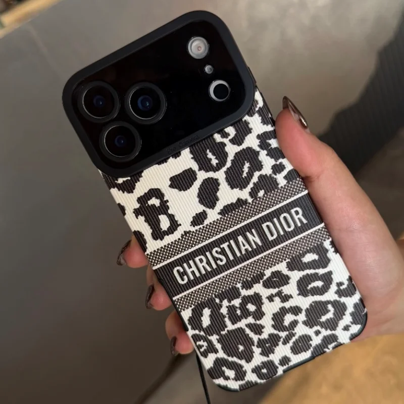 قاب آیفون DIOR black/white