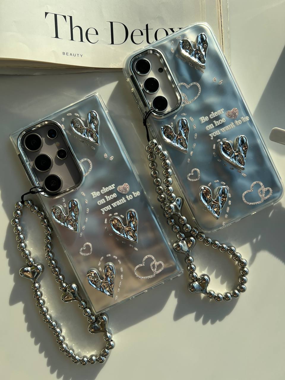 قاب گوشی سامسونگ silver heart