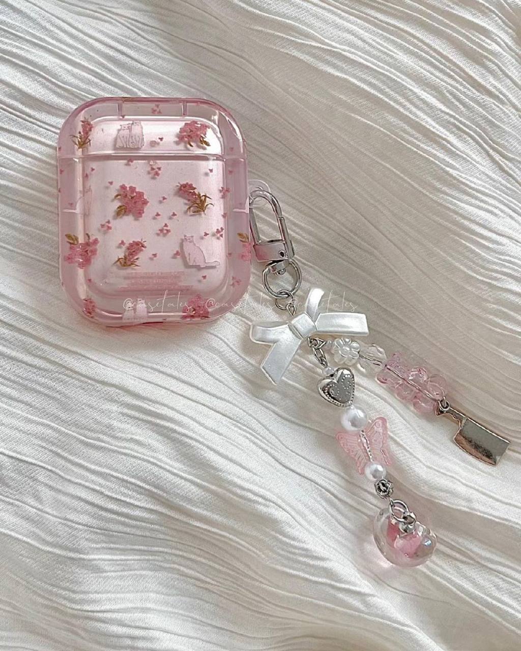 کاور ایرپاد flower pink