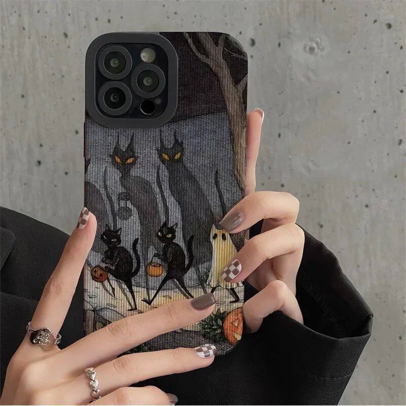 قاب گوشی آیفون گربه هیولا Monster Cat کبریتی