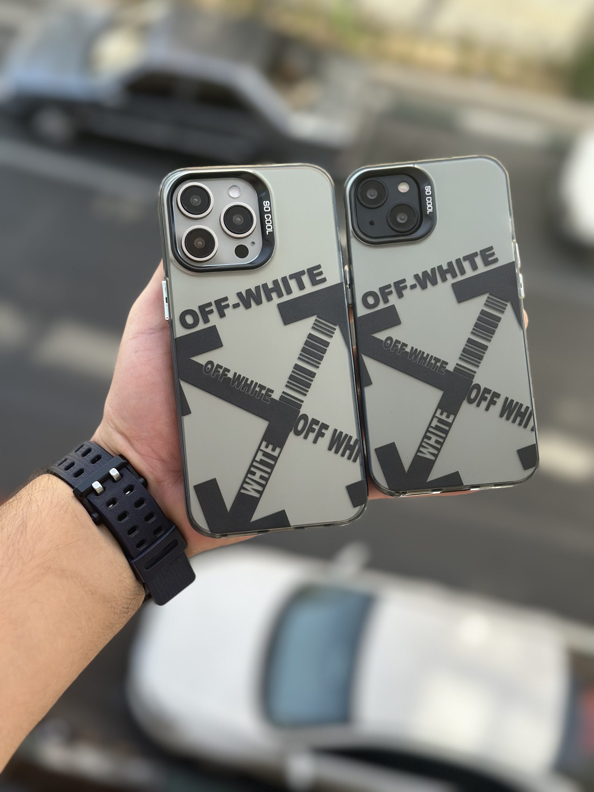 قاب گوشی آیفون اف وایت off white so cool