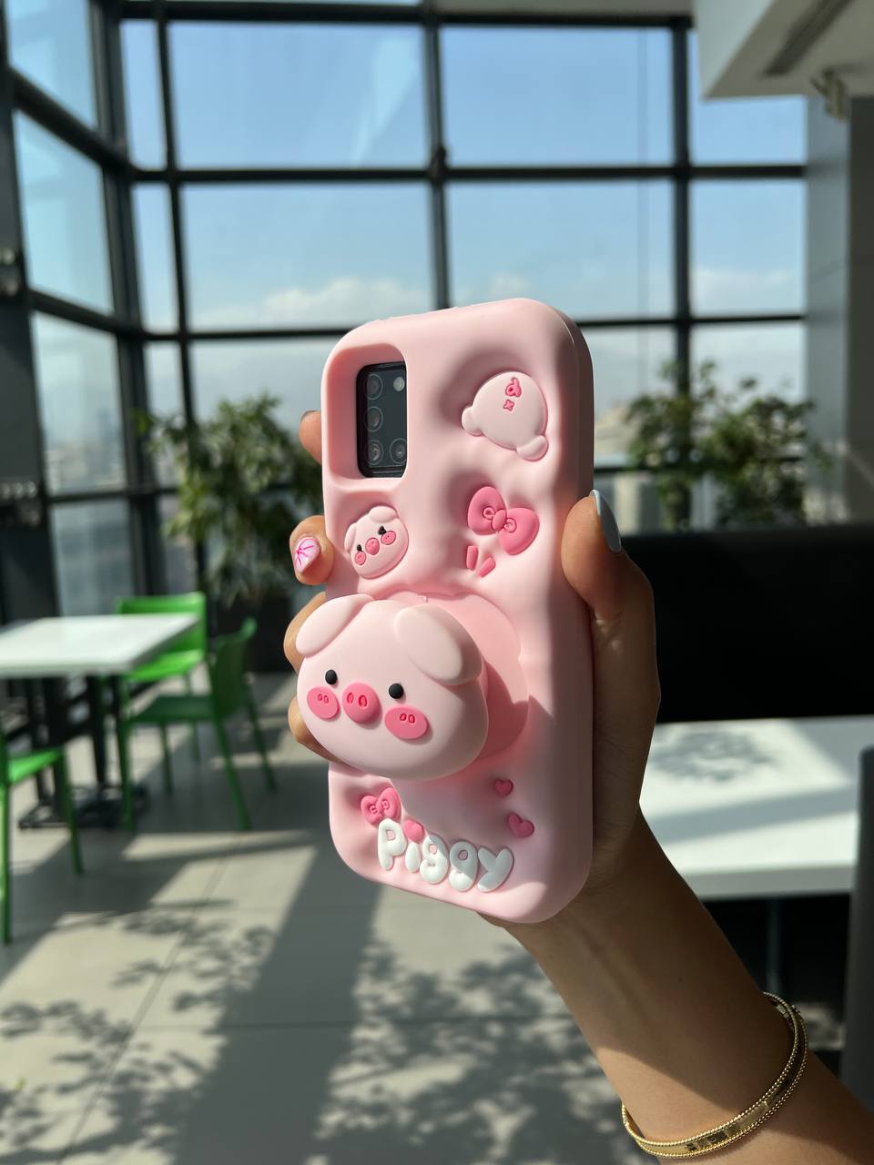 قاب سامسونگ Piggy پاپ سوکتی اندروید